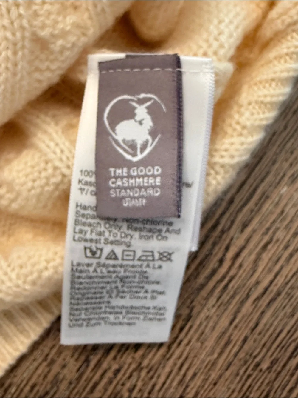 J. Crew Cashmere cropped cable-knit V-neck sweater cream ivory